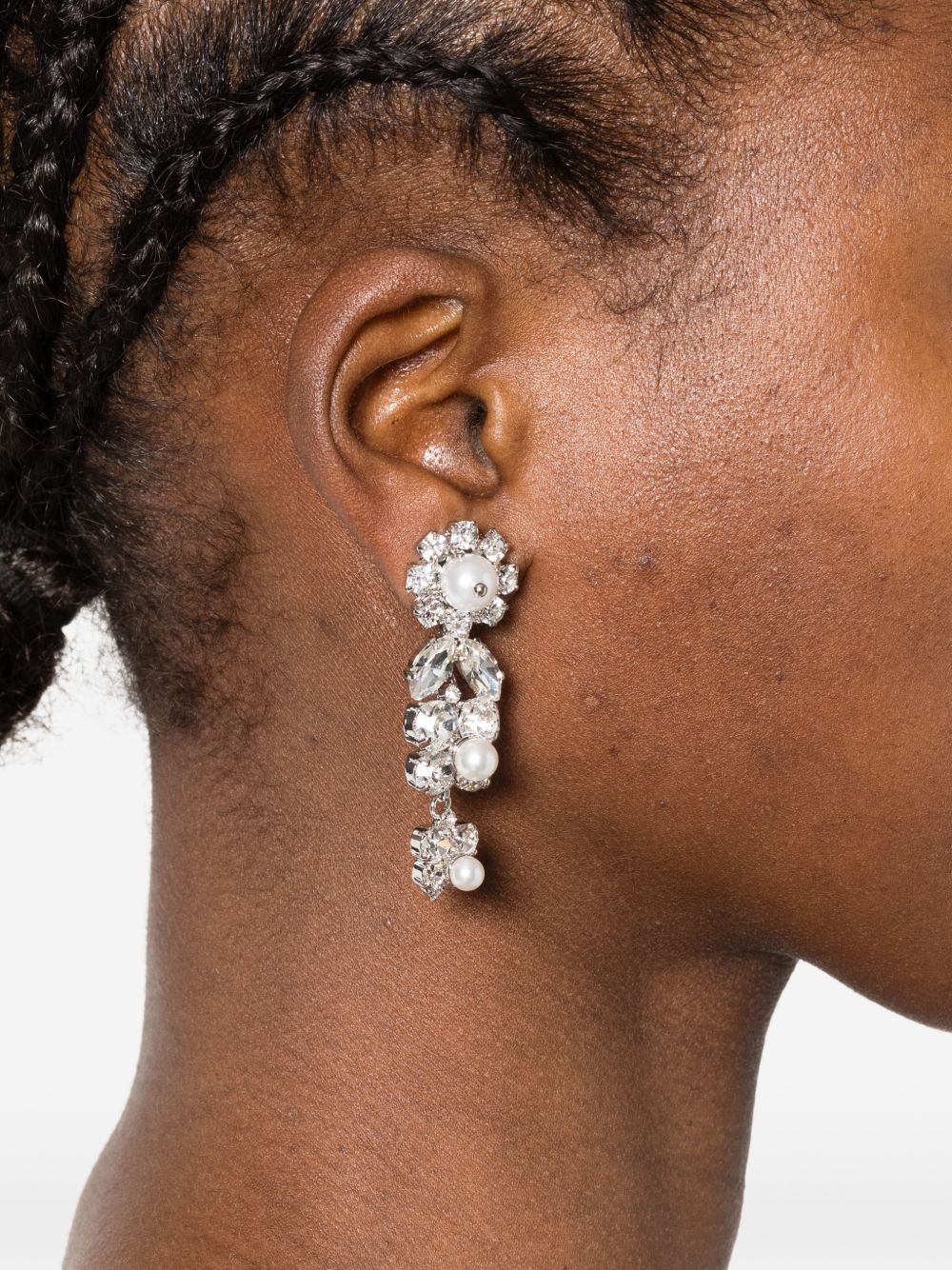 Orecchini daisy cluster in argento Simone Rocha - donna 