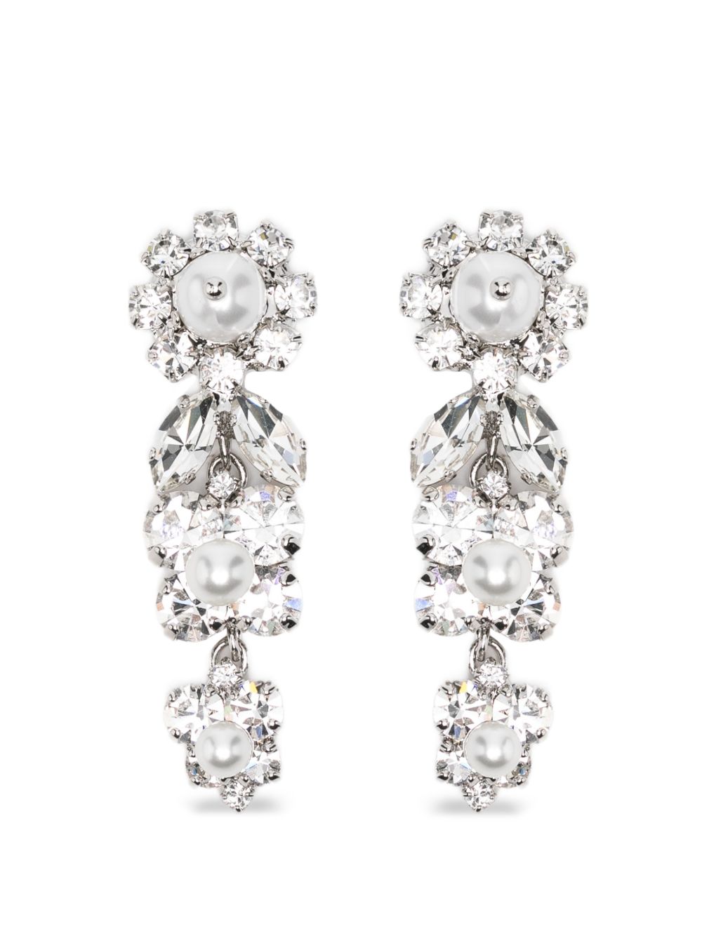 Orecchini daisy cluster in argento Simone Rocha - donna 
