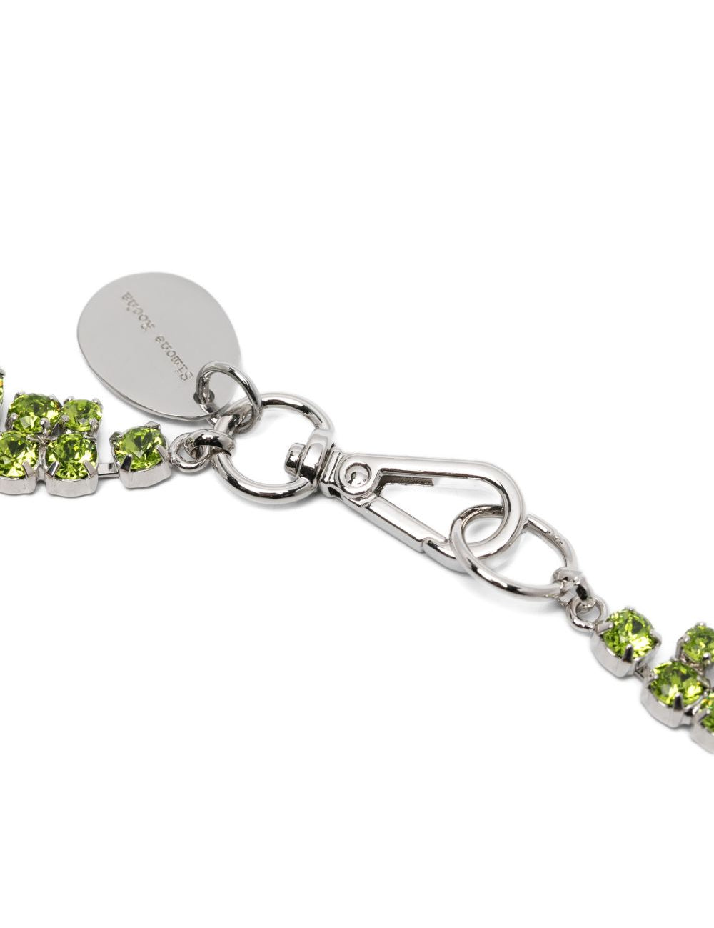 Collana con fiori di cristallo in verde Simone rocha - donna 
