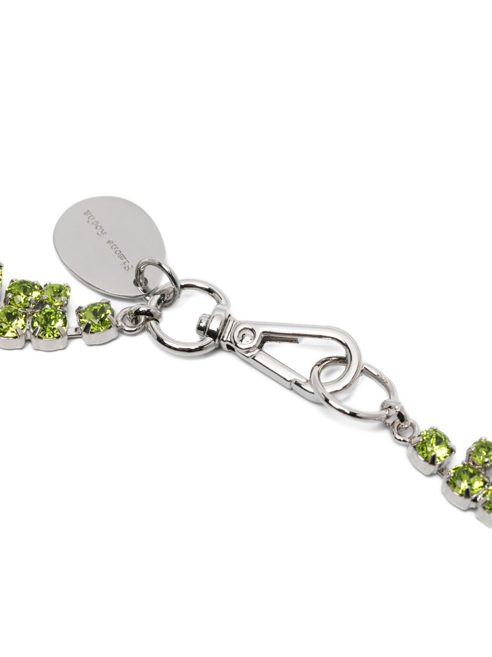 Collana con fiori di cristallo in verde Simone rocha - donna 