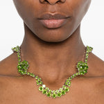 Collana con fiori di cristallo in verde Simone rocha - donna 