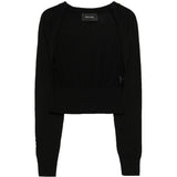 Cardigan con cristalli in nero Simone rocha - donna 