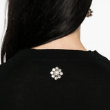 Cardigan con cristalli in nero Simone rocha - donna 