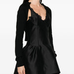 Cardigan con cristalli in nero Simone rocha - donna 