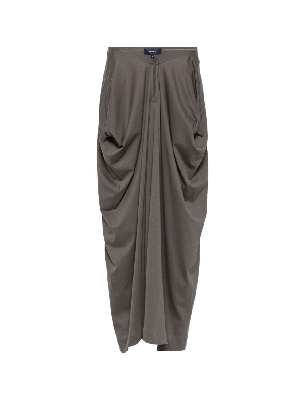 Gonna Goa asimmetrica con nodo in grigio Soeur - donna 