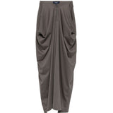 Gonna Goa asimmetrica con nodo in grigio Soeur - donna 