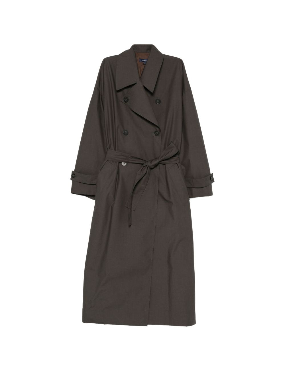 Trench con cintura in grigio Soeur - donna 