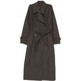 Trench con cintura in grigio Soeur - donna 