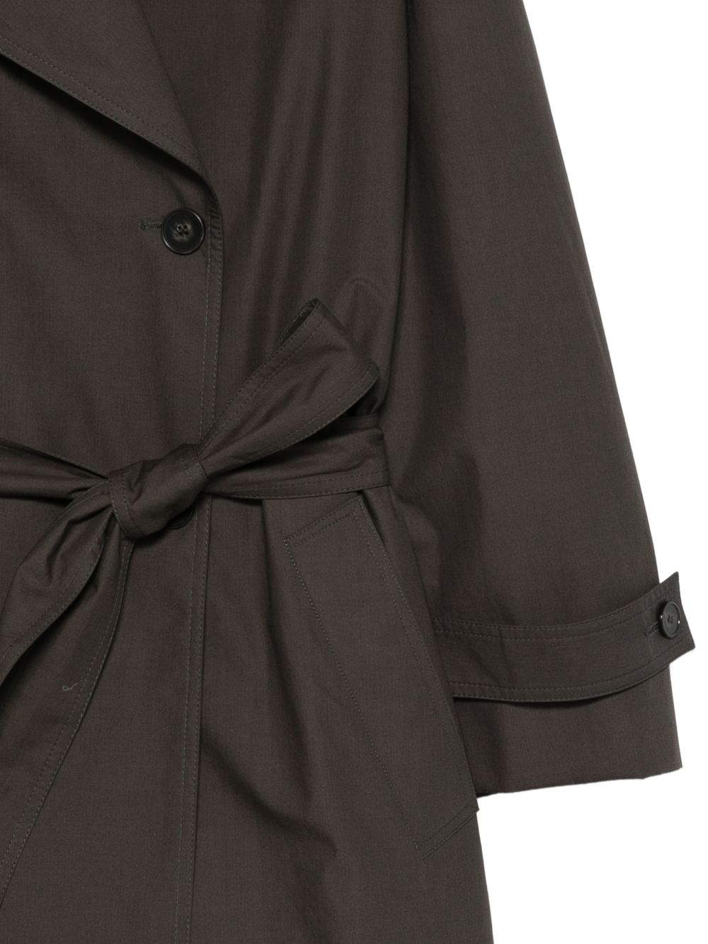 Trench con cintura in grigio Soeur - donna 