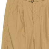 Pantaloni con cintura e pieghe in beige Soeur - donna 