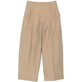 PANTALONI CON PIEGHE WATSON IN BEIGE - DONNA 