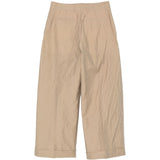 PANTALONI CON PIEGHE WATSON IN BEIGE - DONNA 