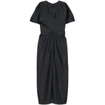 Abito midi con arricciatura in nero Soeur - donna 