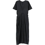 Abito midi con arricciatura in nero Soeur - donna 