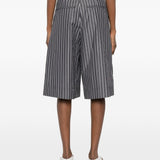 Shorts culottes a righe in grigio Soeur - donna 
