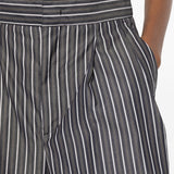 Shorts culottes a righe in grigio Soeur - donna 