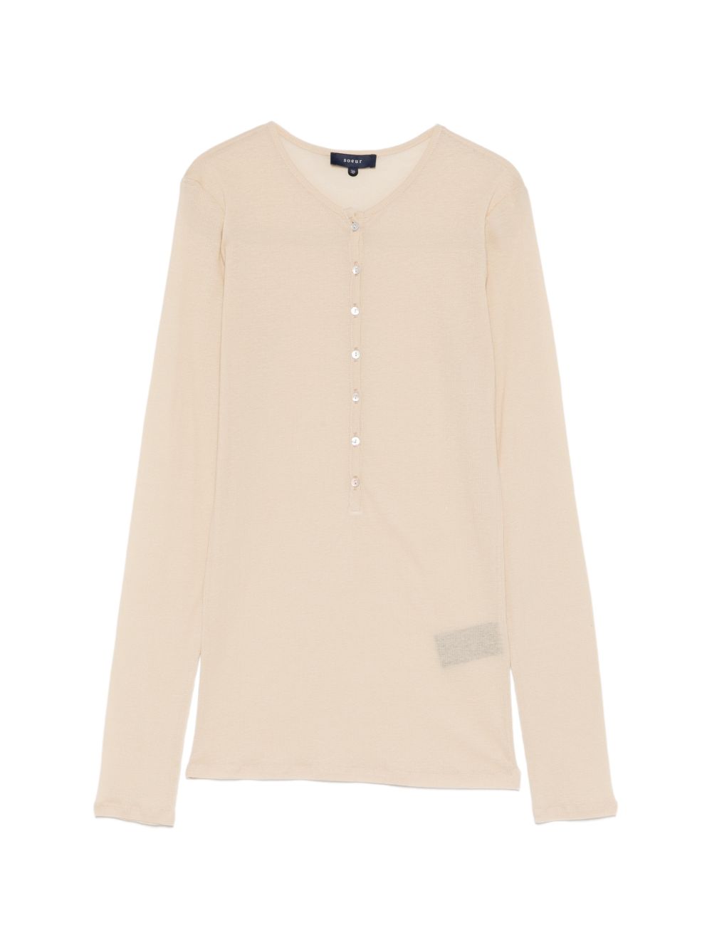Top Isabella a maniche lunghe in beige Soeur - donna 