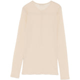 Top Isabella a maniche lunghe in beige Soeur - donna 