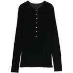 Top Isabella a maniche lunghe in nero Soeur - donna 