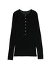 Top Isabella a maniche lunghe in nero Soeur - donna