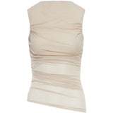 Top drapeggiato Irina in beige Soeur - donna 