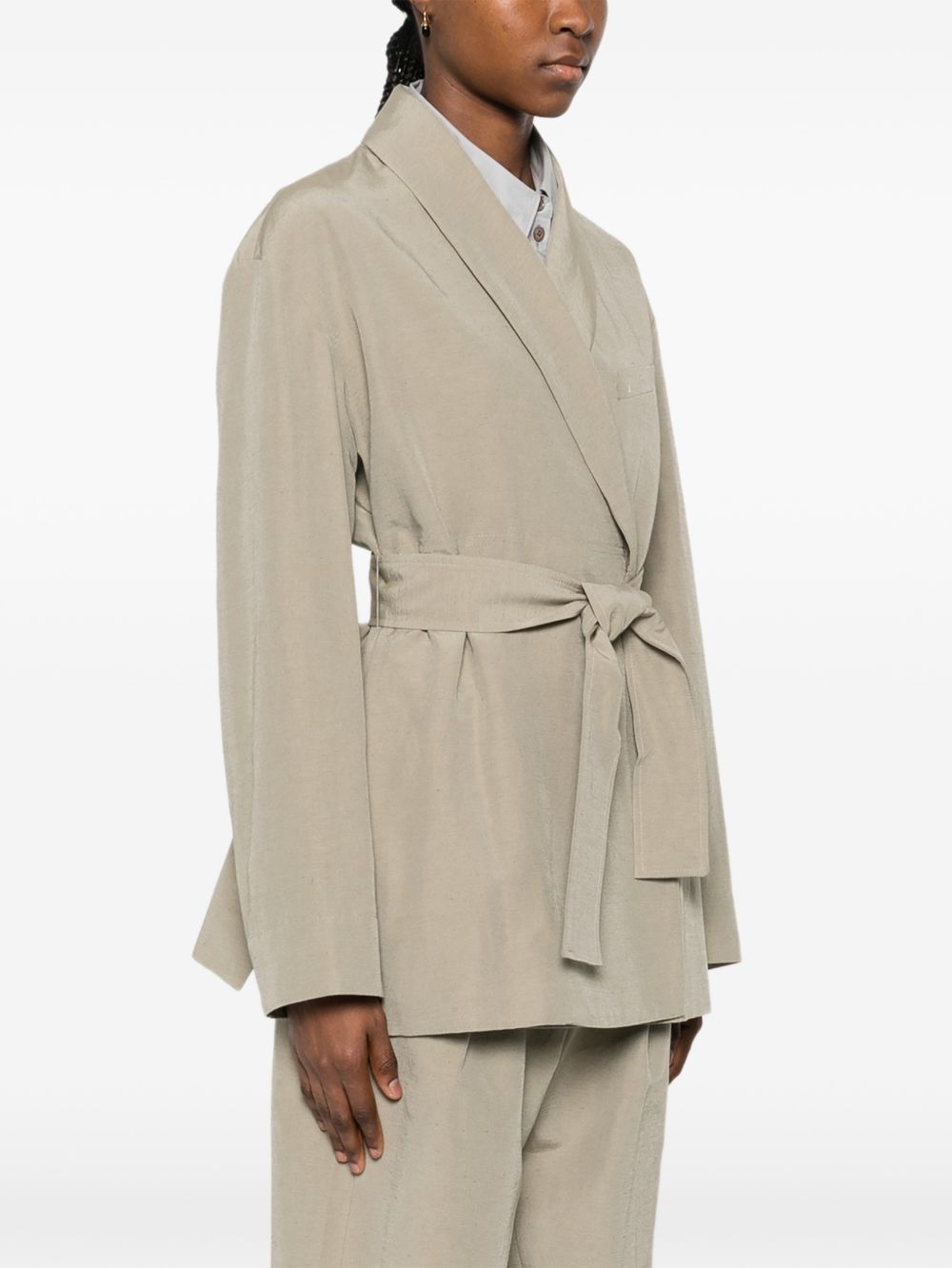Blazer Come con cintura in verde Soeur - donna 