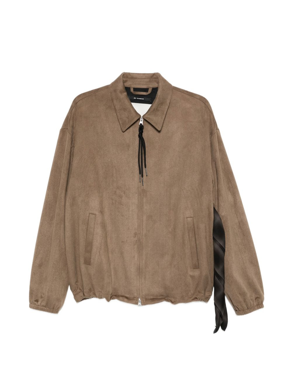 Giacca con zip in marrone Song for the mute - uomo 