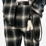 Pantaloni fantasia in nero Song for the mute - uomo 
