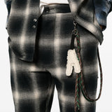 Pantaloni fantasia in nero Song for the mute - uomo 