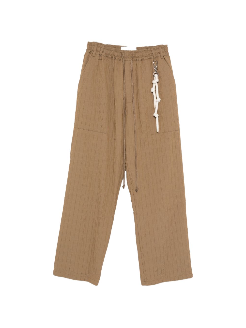 Pantaloni con coulisse in marrone Song for the mute - uomo 