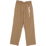 Pantaloni con coulisse in marrone Song for the mute - uomo 
