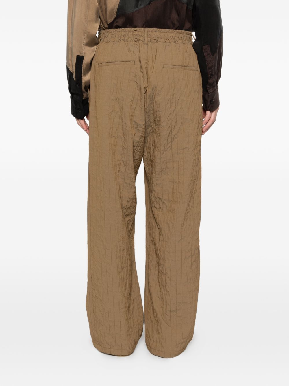 Pantaloni con coulisse in marrone Song for the mute - uomo 