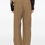 Pantaloni con coulisse in marrone Song for the mute - uomo 