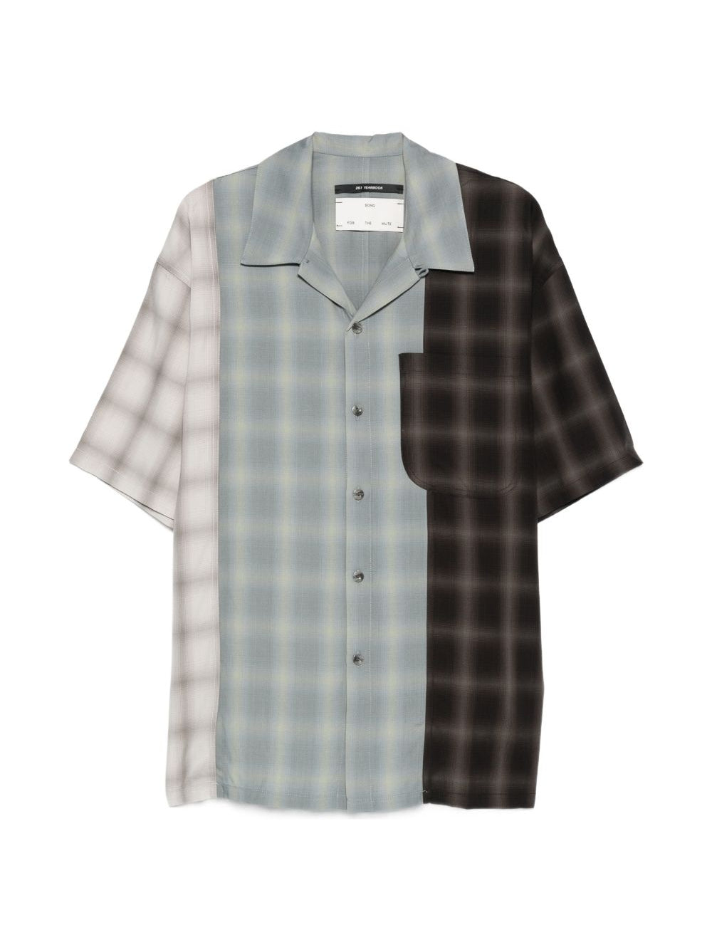 Camicia a quadri in multicolore Song for the mute - uomo 