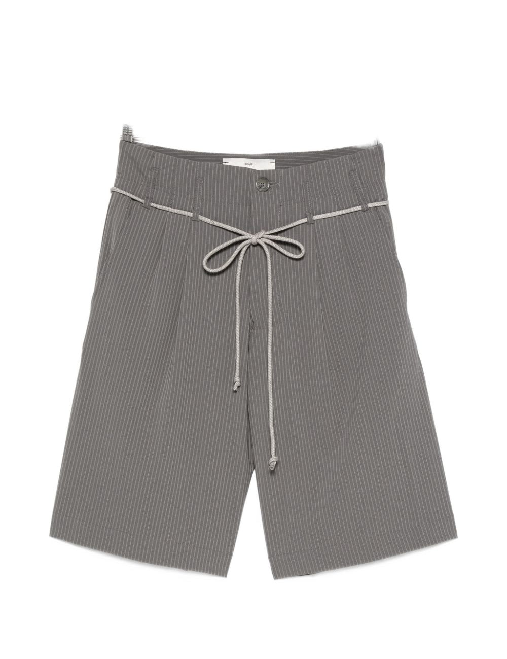 Pantaloncini con coulisse a righe in grigio Song for the mute - uomo 