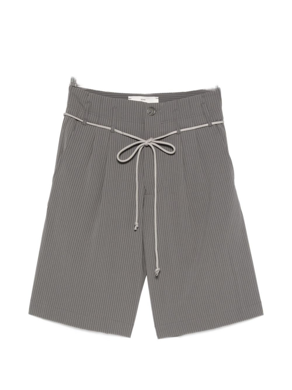 Pantaloncini con coulisse a righe in grigio Song for the mute - uomo 