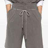 Pantaloncini con coulisse a righe in grigio Song for the mute - uomo 
