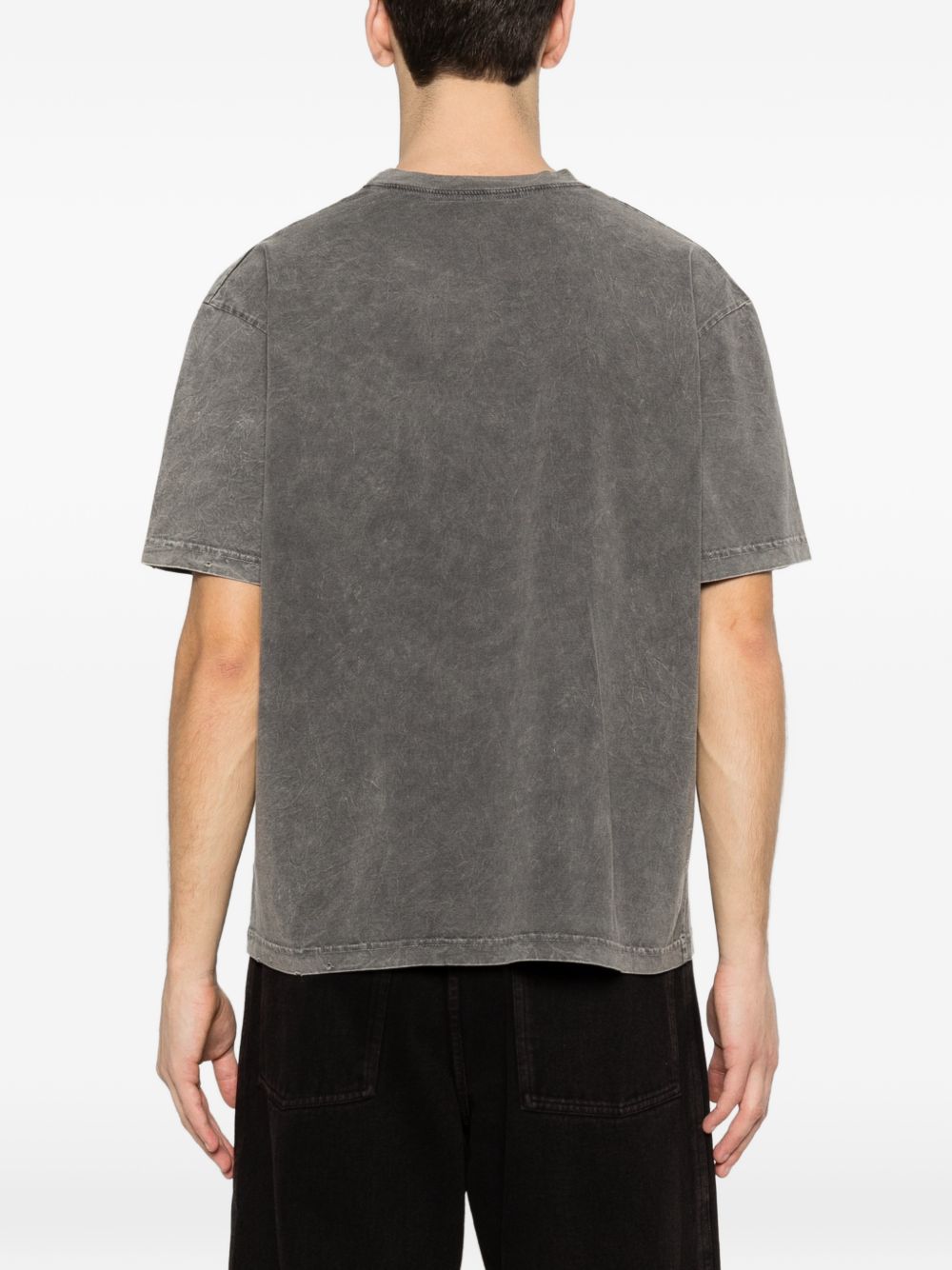 T-shirt con tasca a petto in grigio Song for the mute - uomo 
