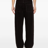 Jeans con coulisse in nero Song for the mute - uomo 