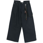 Jeans a gamba ampia in nero Song for the mute - uomo 