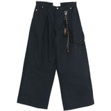 Jeans a gamba ampia in nero Song for the mute - uomo 