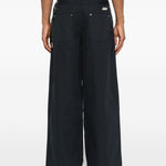 Jeans a gamba ampia in nero Song for the mute - uomo 