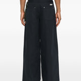 Jeans a gamba ampia in nero Song for the mute - uomo 
