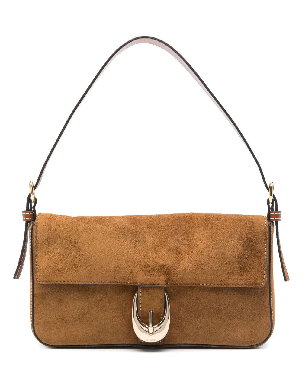 Borsa a spalla Harlow in marrone Staud - donna 