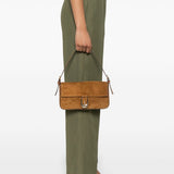 Borsa a spalla Harlow in marrone Staud - donna 