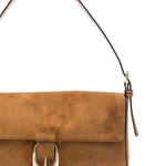 Borsa a spalla Harlow in marrone Staud - donna 