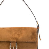 Borsa a spalla Harlow in marrone Staud - donna 