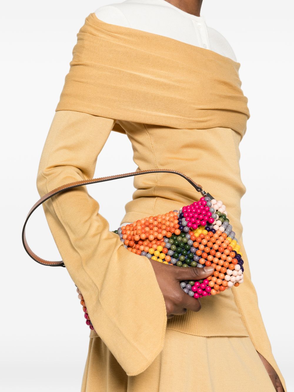 Borsa a spalla Timmy multicolore Staud - donna 
