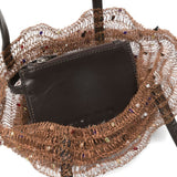 Borsa tote Jewel in ruggine Staud - donna 