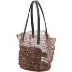Borsa tote Jewel in ruggine Staud - donna 